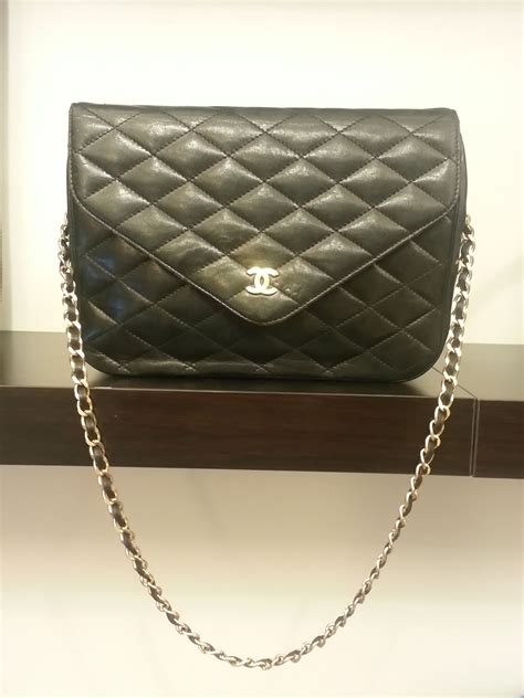 chanel borsa piatta vintage